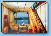 Houseboat interior Houseboat inre