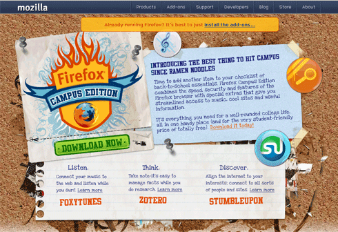 Firefox campus edição