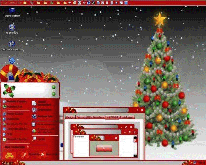 Desktop Christmas Themes Vista