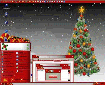 christmas theme manner