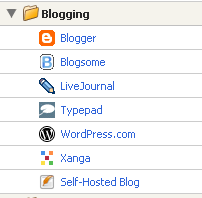 Blog settings