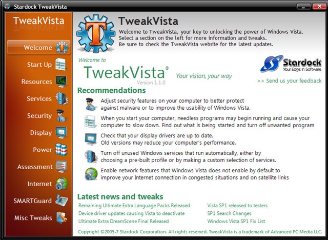 Windows Vista Memory Tweaks