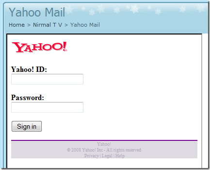gmail login. In case you are using Gmail,