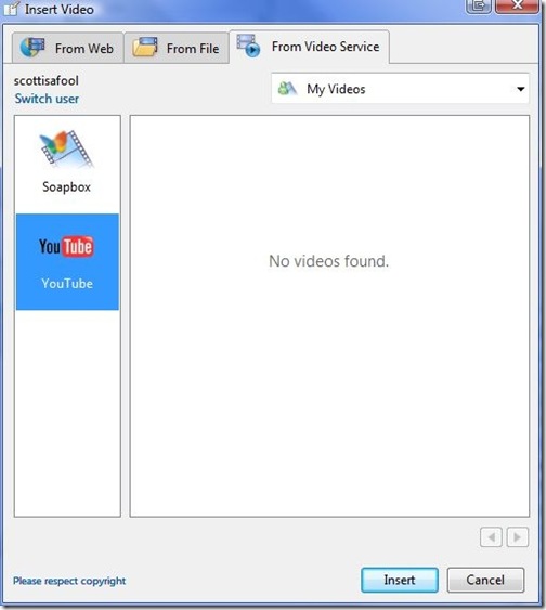 نوافذ يعيش الكاتب Windows live writer