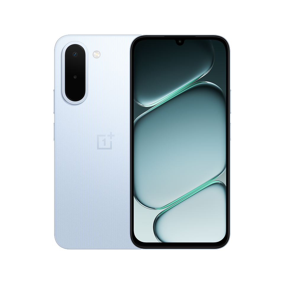 OnePlus N6x front and back in blue