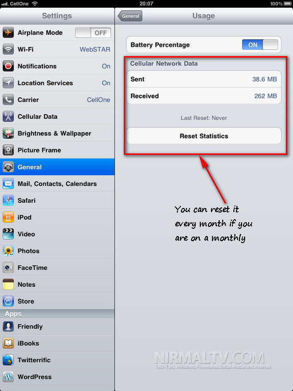 3G usage