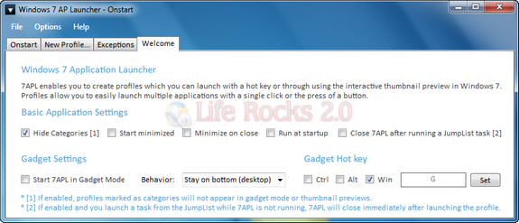 AP Launcher settings