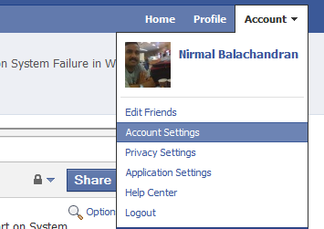 Account settings