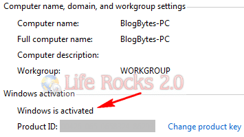 Activated Windows