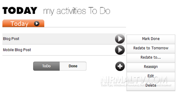 Activites online