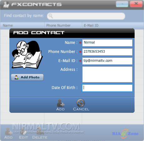 Add Contacts