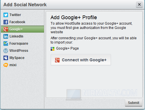 Add Google 