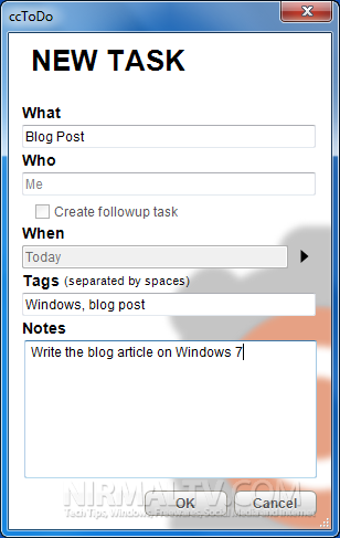 Add New Task