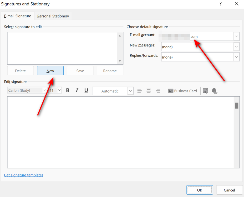 Add an Email Signature in Outlook 2021