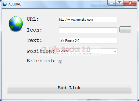 Add URL