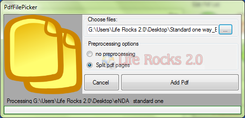 Add a PDF File
