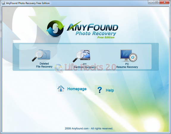 Anyfound recovery