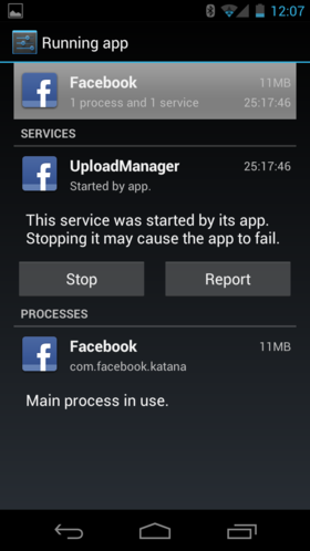 App force stop