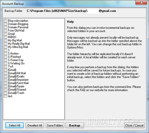 Backup Gmail