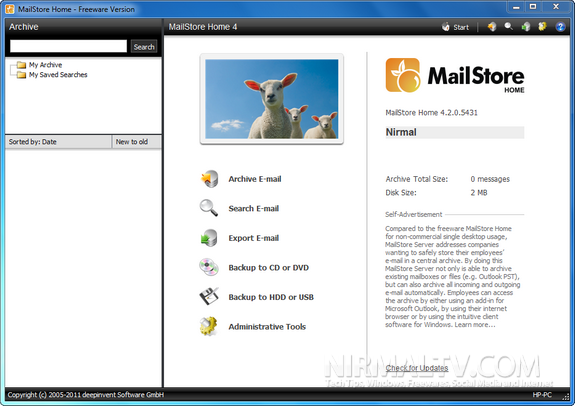 Backup Email