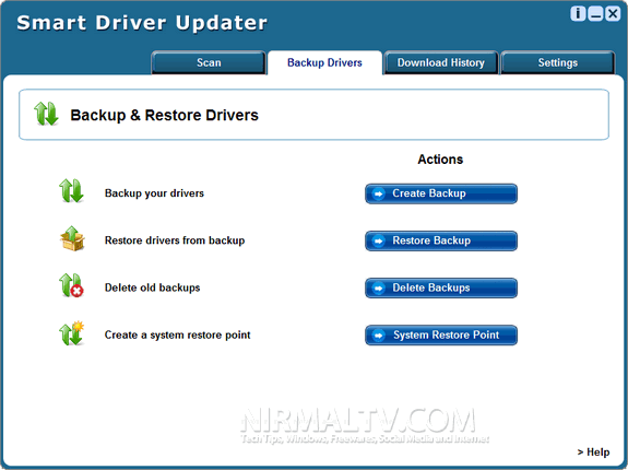 Backup and Restore
