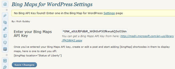 Bing Maps API