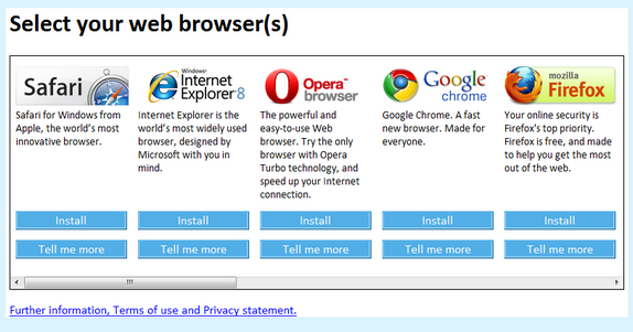 Browser Choice