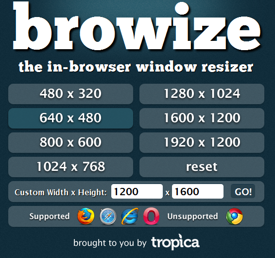 Browsize