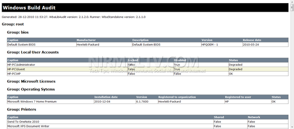 Build Audit