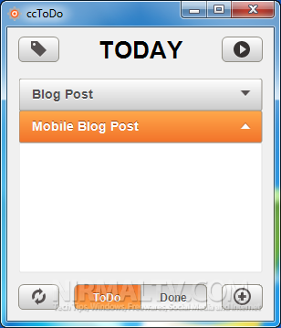CcToDo Interface