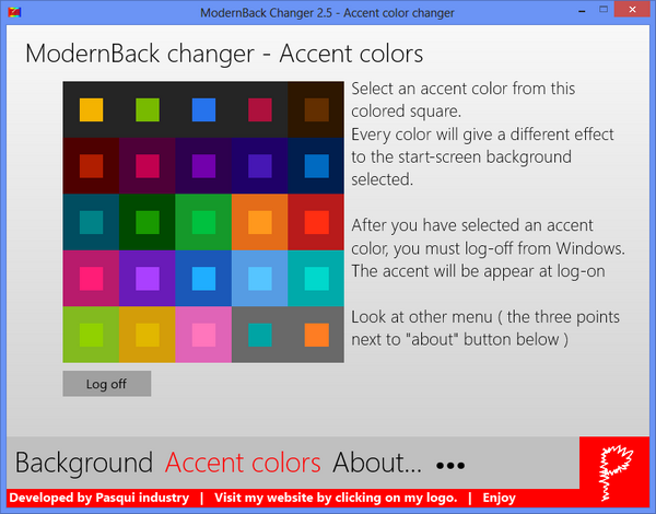 Change accent colors