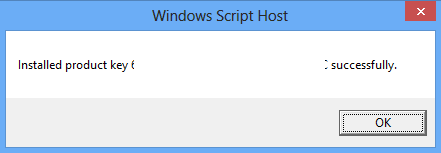 Change product key