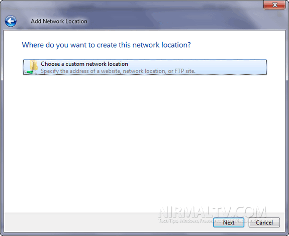 Chose Location