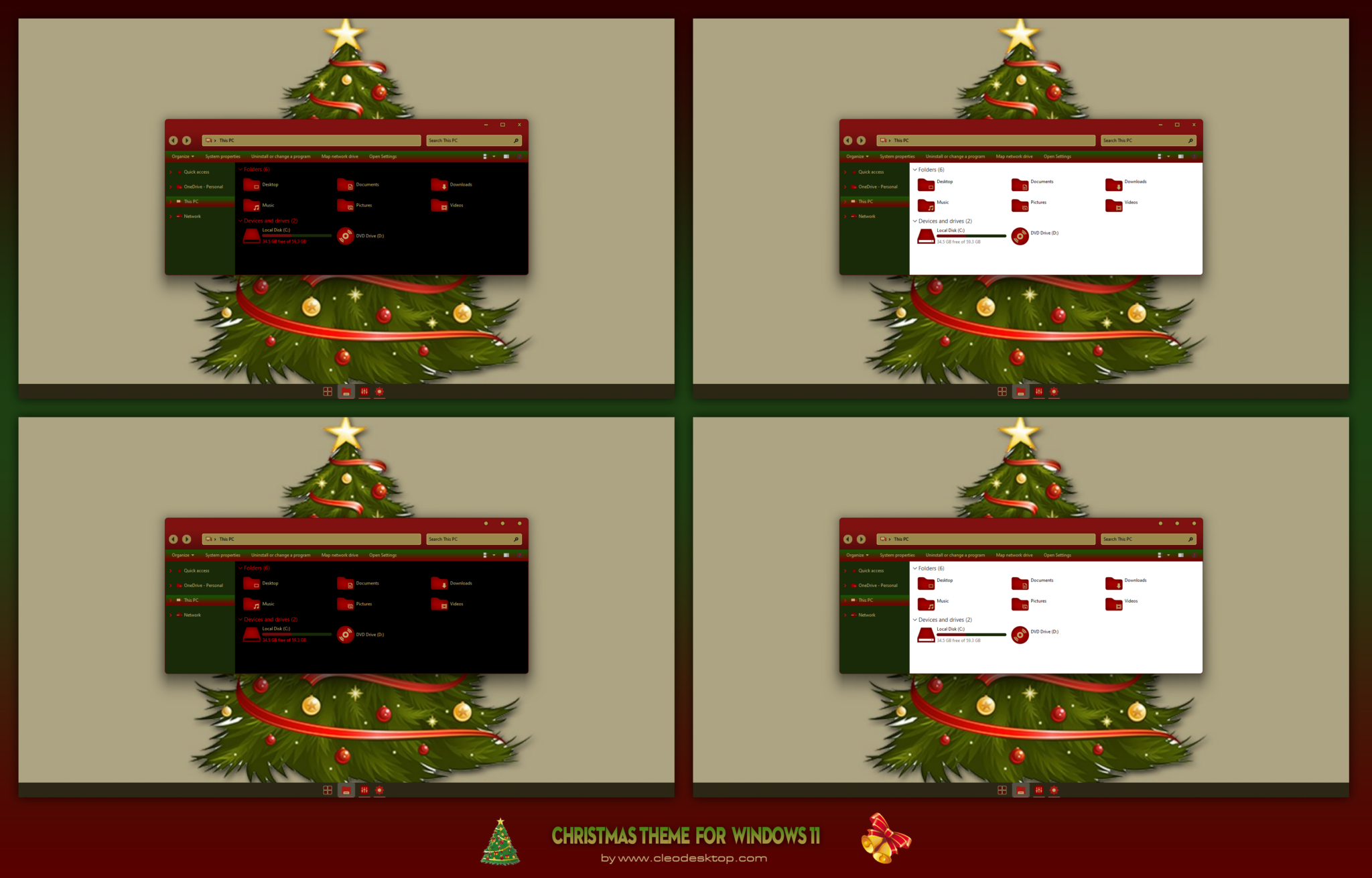 8 Best Windows 11 Christmas Themes