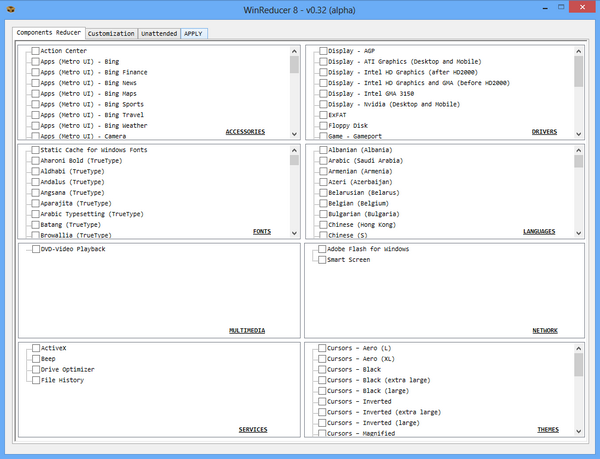 Component reducer