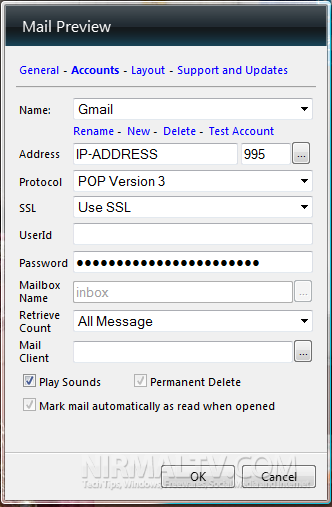 Configure Accounts Configure Accounts