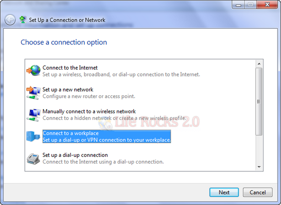 Connect to VPN