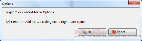 Context menu