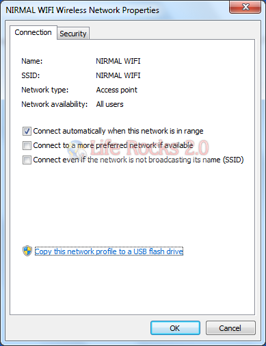 Copy Network Profile