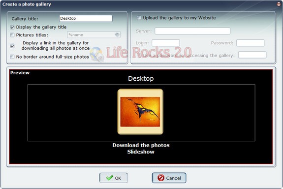 Create Photos Gallery