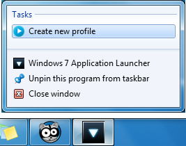 Create new profile