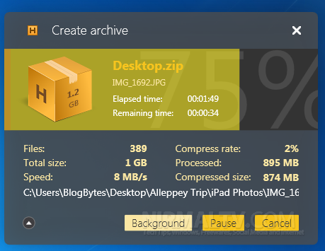 Creating Archive