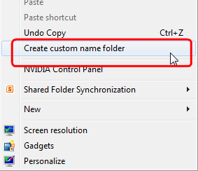 Custom Folders