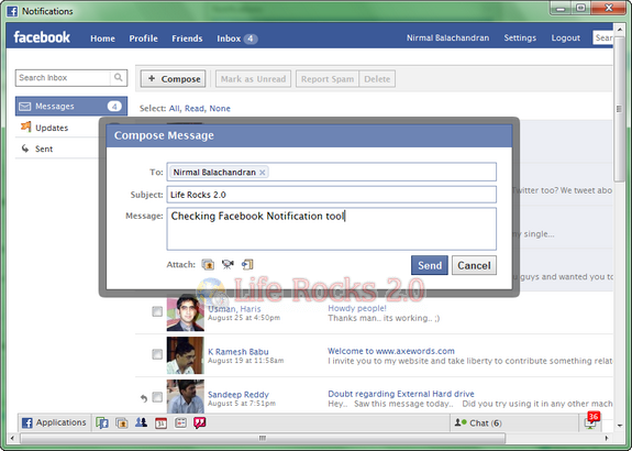 Desktop Facebook tool