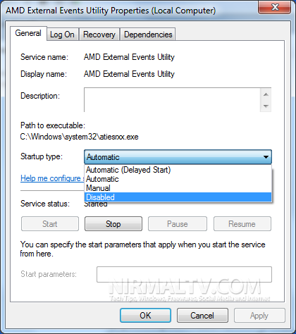 Disable ATI