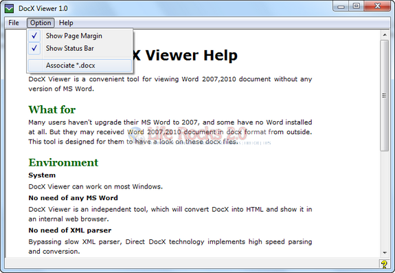 DocX Viewer