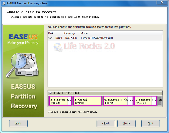 EASEUS Partition Recovery