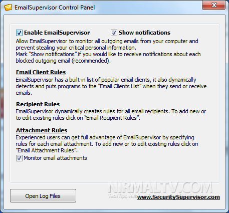 Email Supervisor