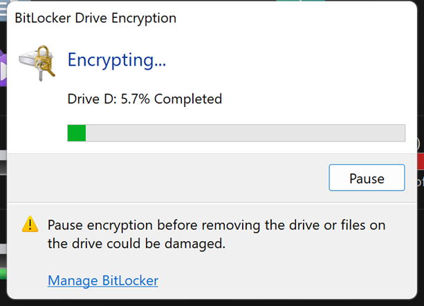 Encrypting