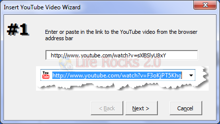 Enter YouTube URL